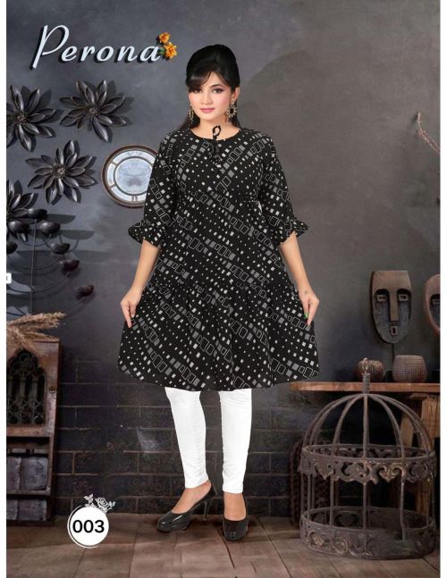 Moksha Perona Vol 1 Georgette Printed Kurtis Catalog
